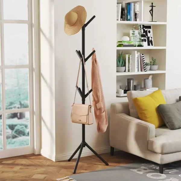 Tree-Branch Shaped Vertical Coat and Hat Rack - Image 2