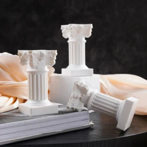 Roman Pillar Greek Column Candlestick Stand