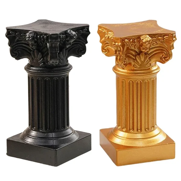 Roman Pillar Greek Column Candlestick Stand – Elegant Decorative Pedestal for Home & Garden - Image 2