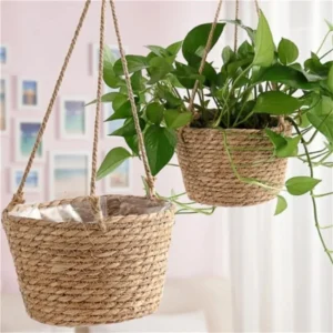 Woven Jute Rope Flower Pot Holder